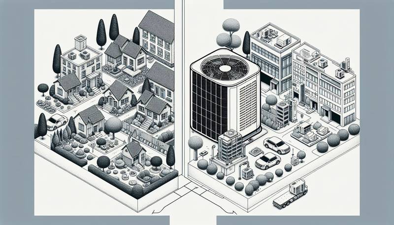 The Ins and Outs of Residential vs. Commercial AC Work